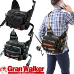 【楽天ランキング1位獲得】釣り かばん 鞄 バッグ ショルダーバッグ タックルバッグ 釣り ワンショルダーバッグ アブガルシア タイプ グランウォーカー フィッシングバッグ プレゼント ギフト バック バイク リュック 送料無料