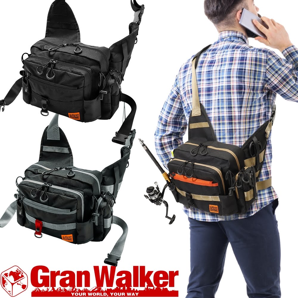 【楽天ランキング1位獲得】釣り かばん 鞄 バッグ ショルダーバッグ タックルバッグ 釣り ワンショルダーバッグ アブガルシア タイプ グランウォーカー フィッシングバッグ プレゼント ギフト バック バイク リュック 送料無料