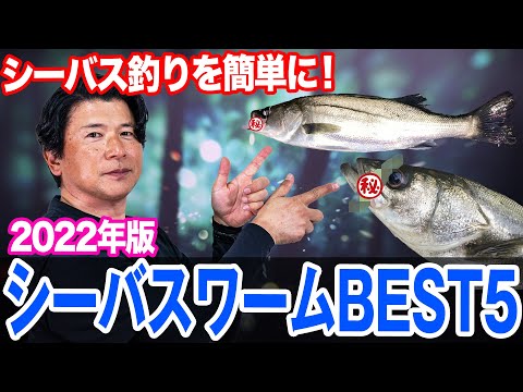 シーバス釣り初心者はワームから！シーバスワームBEST5！2022年版！オヌマンのシーバス塾