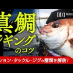 【真鯛ジギング】タックル／ジグ／アクション方法など釣り方のコツを解説