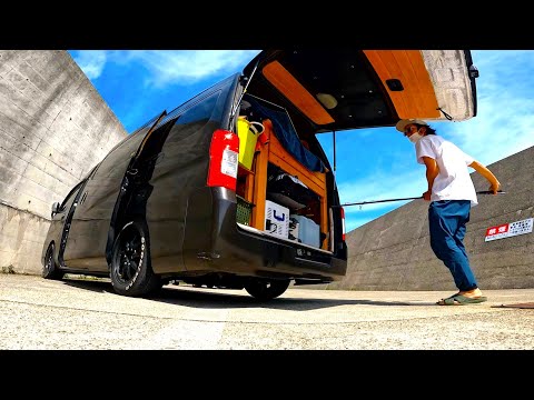 [釣り車中泊#2]原子力発電所の排水が流れ込む海で大物を連発 [新潟〜福井編]