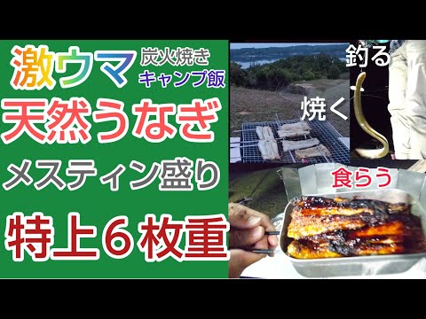 【激うまキャンプ飯】うなぎ釣り師のキャンプ飯は特上うなぎメスティン