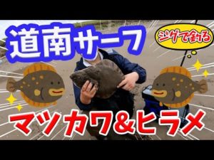 【北海道釣り】道南サーフにヒラメを釣りに行ったら・・・！？