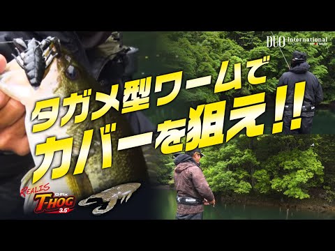 【バス釣り】話題のタガメ型ワームでビックバスを狙え！【つり人チャンネル】