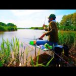 支流と本流のぶつかりに４０オーバーが潜む！！！【へらぶな釣り】