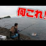 磯泊りでクエ釣り開始‼ガチタックルで大物を狙います‼