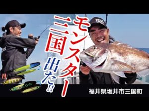 【タイ釣り】ジグの使い分けで狙う！三国モンスター（大鯛）！