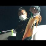 夜イカ釣りにみんなでいったよ！