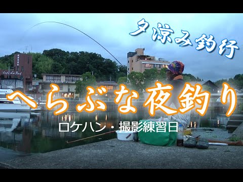 琵琶湖の港でヘラブナ夜釣り（下見・練習日）下野流BASIC