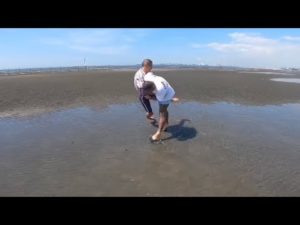 【ハゼ釣り】マッハを釣りながら潮干狩り！釣ったマッハをその場で食べたい！【潮干狩り】