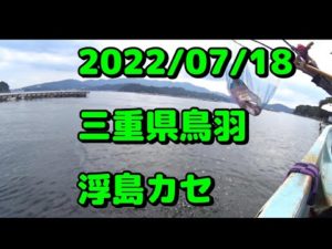 2022/7/18三重県鳥羽浮島カセ(チヌかかり釣り)