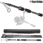 【お盆休みも出荷】【期間限定値下げ 8/13まで】釣り竿 振り出し 海釣り 川釣り コンパクト 300cm ケースセット パックロッド ショアジギング GranWalker グランウォーカー カーボン 振り出しロッド サビキ 竿 シマノ ダイワ リール対応 プレゼント ギフト 釣竿