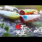 【バス釣り】明石光正氏（アカシブランド代表）✖️GEECRACKコラボルアー！ストラボ68mm/アカシックペンシル90mm解説動画 in 高山ダム