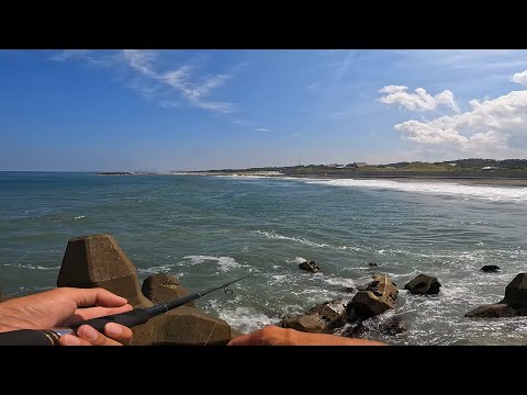 様子見で荒天明けの鹿島灘サーフ釣り【サーフ釣り | 鹿島灘】2022.08.08