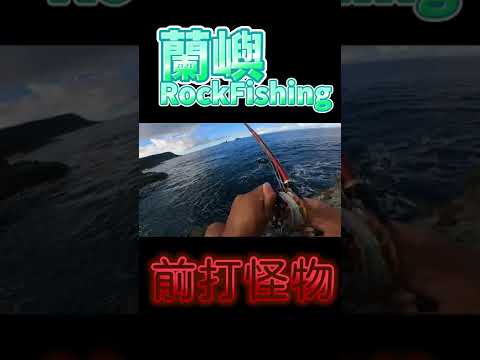 蘭嶼怪物給牠拔起來#前打 #quapni #磯釣り #shorts