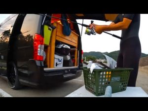 [釣り車中泊] SUPから衝撃の大物が次々と釣れた日