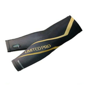 シマノ (SHIMANO) サンプロテクション クールアームカバー リミテッドプロ AC-077R ブラック(F) SUN PROTECTION・COOL arm cover LIMITED PRO 釣り/釣り具/フィッシング/日除け/冷感/熱中症対策/UVカット/紫外線/　