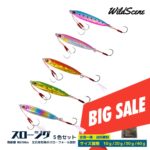 【1000円ポッキリ 送料無料 5倍】Wild Scene メタルジグ スロー 5個セット 10g 20g 30g 40g ジグ セットジグセット 青物 シーバス ヒラメ ルアー釣り用品 釣り具 釣具 釣り フィッシング シーバス【メタルジグ セット 送料無料 コスパ最強 】