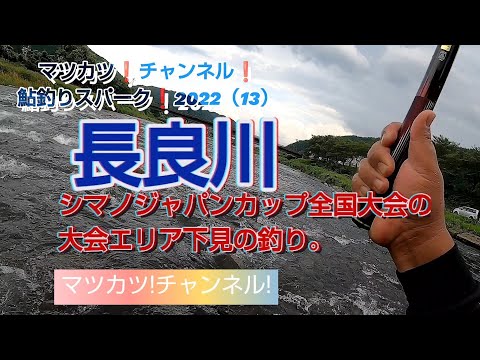 長良川。シマノジャパンカップエリアの下見の釣り。鮎釣りスパーク!!2022（13）