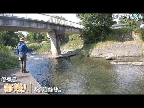 埼玉県比企郡 都幾川（ときがわ）で小物釣り。海ナシ県には良い清流がある！
