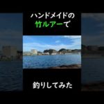 竹のルアーで釣りしてみた！　#shorts
