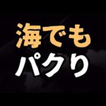 バス釣りルアーメーカーが海へ逃げようとしてる