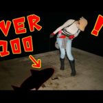 ギラ光りする強烈な釣りエサで釣り⁉️結果…モンスター大暴れ😱