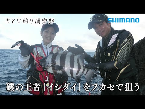 【おとな釣り倶楽部】鵜来島のフカセイシダイ釣り、強烈な引き堪能