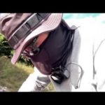 ゴムボートでバス釣り