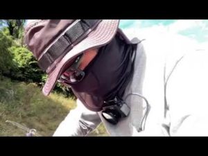 ゴムボートでバス釣り