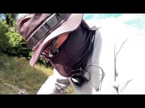 ゴムボートでバス釣り