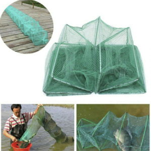 釣具 3.7m 四角 捕獲ネット 漁師 漁 網 あみ 爆釣 魚捕り 網かご 餌を入れて鎮めるだけで簡単に魚が捕れる 漁具ボラ チヌ メバル 鯛 タナゴ エビ 鮎 ウナギ 鯉 ナマズ フナ かに籠 魚籠 折り畳み網 網籠 釣り用品 ネット