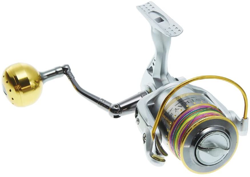 送料無料！プロマリン(PRO MARINE) スピニングリール アストレイ海上釣堀 AK4000 PE4号-50M付き　釣 海上釣堀 大物 ブリ メジロ 真鯛