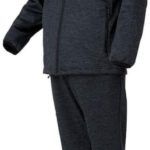 送料無料！　サンライン フリーススーツ SUW-04506 杢グレー S～LLサイズ　釣り 磯釣 ウェア 防風 防寒 上下セット インナースーツ ウェア 釣り 道中着