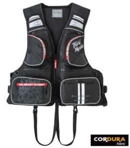 2022’釣武者　釣武者　Mushaフェイス コーデュラフローティングベストMサイズ ライフジャケット 磯釣り フカセ グレ チヌ イサキ 底物 クエ 石鯛 クチジロ