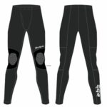 釣武者 釣武者　T釣武者　コーデュラ・ニーガードタイツ ブラック 釣り ウェア 磯釣り 上下 磯パン ズボン フィッシング フィッシングウェア 磯釣り 釣り道具 釣り具 釣具