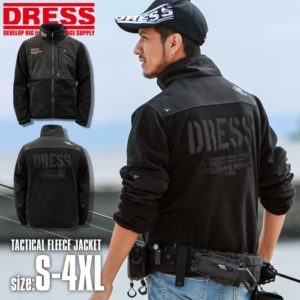 【11月発売予定!予約受付中!】DRESS タクティカルフリースジャケット ドレス 釣り フィッシング バイク ツーリング 4571443184153 4571443184160 4571443184177 4571443184184 4571443184191 4571443184207 4571443184214