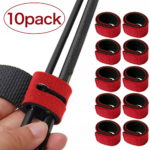 L-park ロッドベルト 釣り竿バンド 釣り 保護ベルト ロッドバンド 結びバンド 釣り具 釣り道具　小物 選べる3色10本入