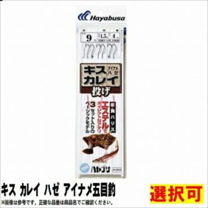 【1日エントリーで最大P13倍！更にP100％バックチャンス】ハヤブサ キス カレイ ハゼ アイナメ五目釣【選択あり】【仕掛 投げ用セット 遠投 キス カレイ 】