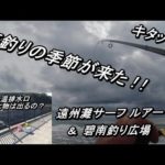 【 2022 10 遠州灘サーフ ＆ 碧南釣り広場 】 海釣りの面白い季節が来た！！ 【 ライトショアジギング サーフルアー エサ釣り 愛知県 】