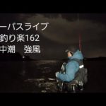シーバスライブ【釣り楽162】中潮　強風