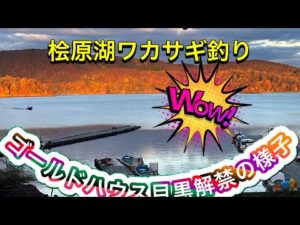 2022年桧原湖ワカサギ釣り　ゴールドハウス目黒　解禁の様子