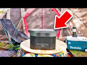 大容量ポータブル電源を秋キャンプで使ったら快適すぎた