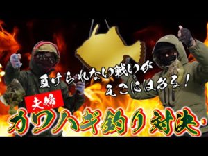 夫婦でカワハギ釣り対決!どちらが多くのカワハギを釣り上げるのか!?ワールドカップほどの熱い戦いではありませんが、修行した小嫁とゲルシーは果たしてどちらが勝つのか?予想してみてください!新修丸