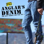 10%OFFクーポン発行中！アングラーズパンツ 陸っぱり 釣りデニム フィッシングパンツ バス釣り ブラックバス ストレッチ デニム 釣り用ズボン フィッシングウェア ランガン