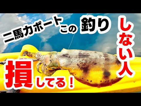 ボート釣り師必見！エギングよりも簡単にデカイカが釣れる！ティップランという釣り方