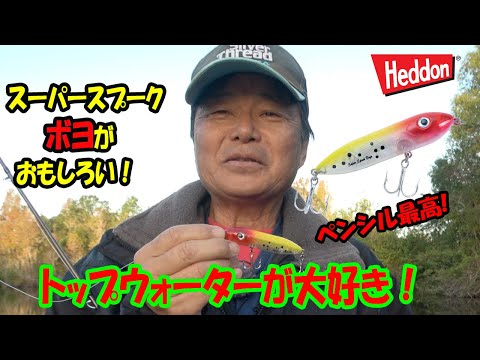 【ヒロ内藤流バス釣り】使って楽しいスーパースプーク・ボヨ！【へドン社トップウォーター】