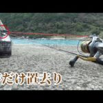 【高速泳がせ】堤防に放置された竿にごついのかかって衝撃の出来事が起きた・・・