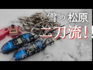 【ワカサギ釣り】大寒波襲来でも…釣れ…釣れー！！【松原湖】