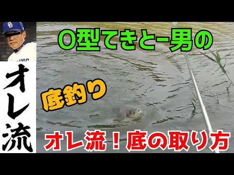 【釣り】O型てきとー男の「底の取り方」【へらぶな釣り】